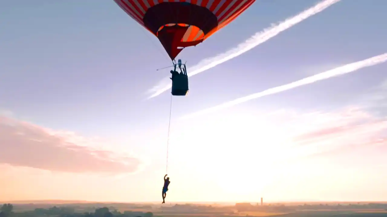 Rémi Ouvrard, le « Spider-Man » de la montgolfière, tente un nouveau record aérien